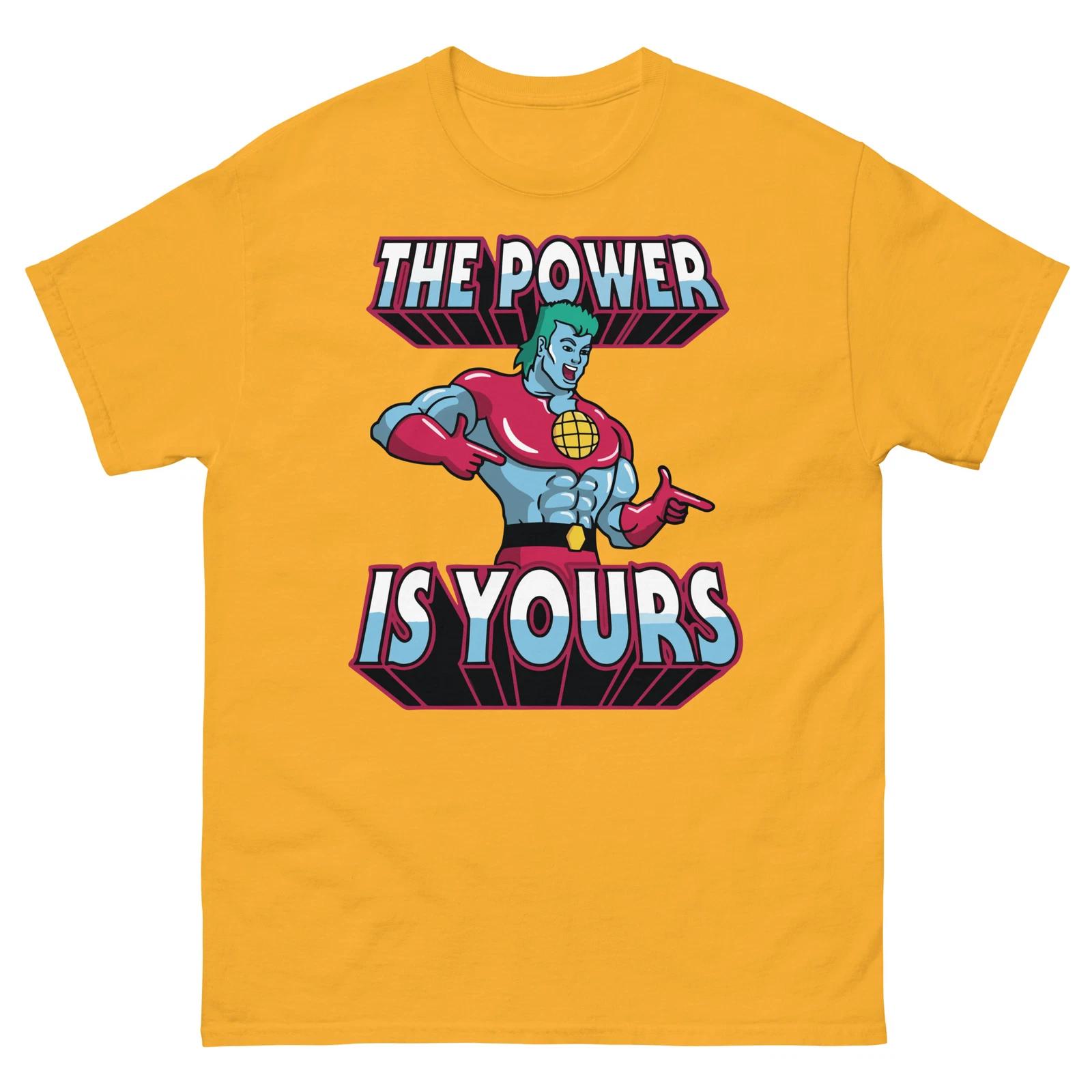 

VINTAGE CAPTAIN PLANET TOY SATURDAY MORNING CARTOONS 80S Men s classic tee S