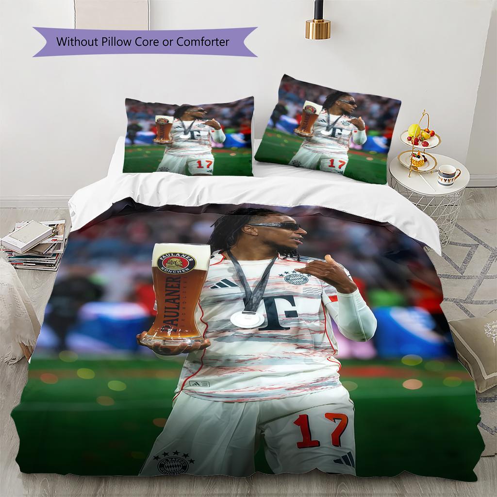 Biancheria da letto con motivo Michael Olise Decorazione per la casa Regalo di compleanno (1 * copripiumino + 2 * federa, senza nucleo)