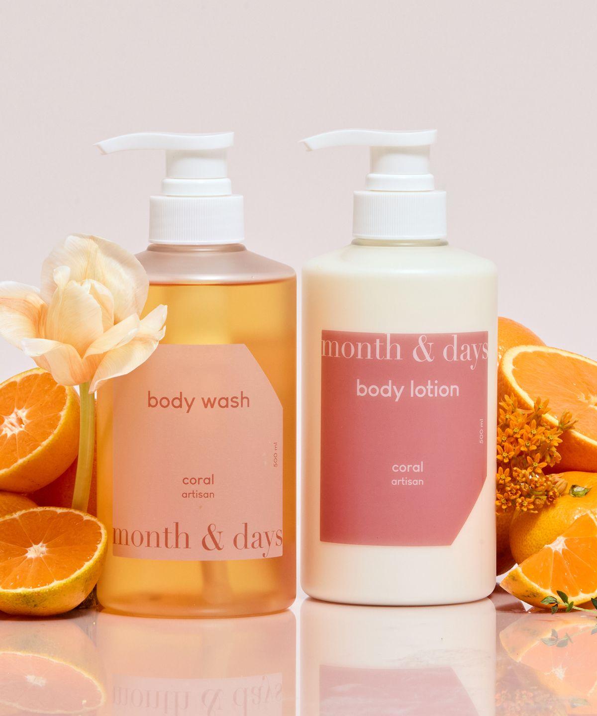 Coral Artisan Body Package (Body Wash 500ml + Body Lotion 500ml)