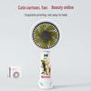 Mini Silent USB Rechargeable Cartoon Handheld Fan for Outdoor Travel