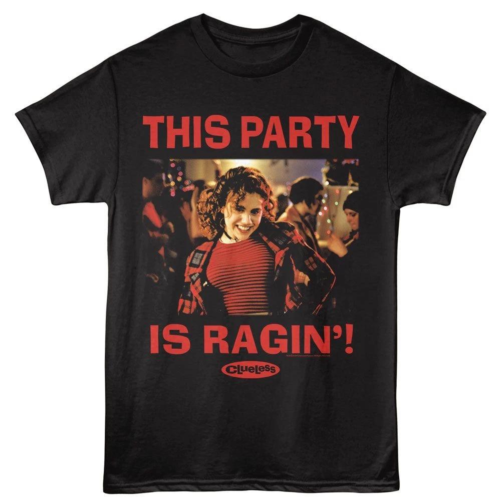 Clueless - Party Is Ragin - American Classics - Black  Short Sleeve Children s T-shirt 100