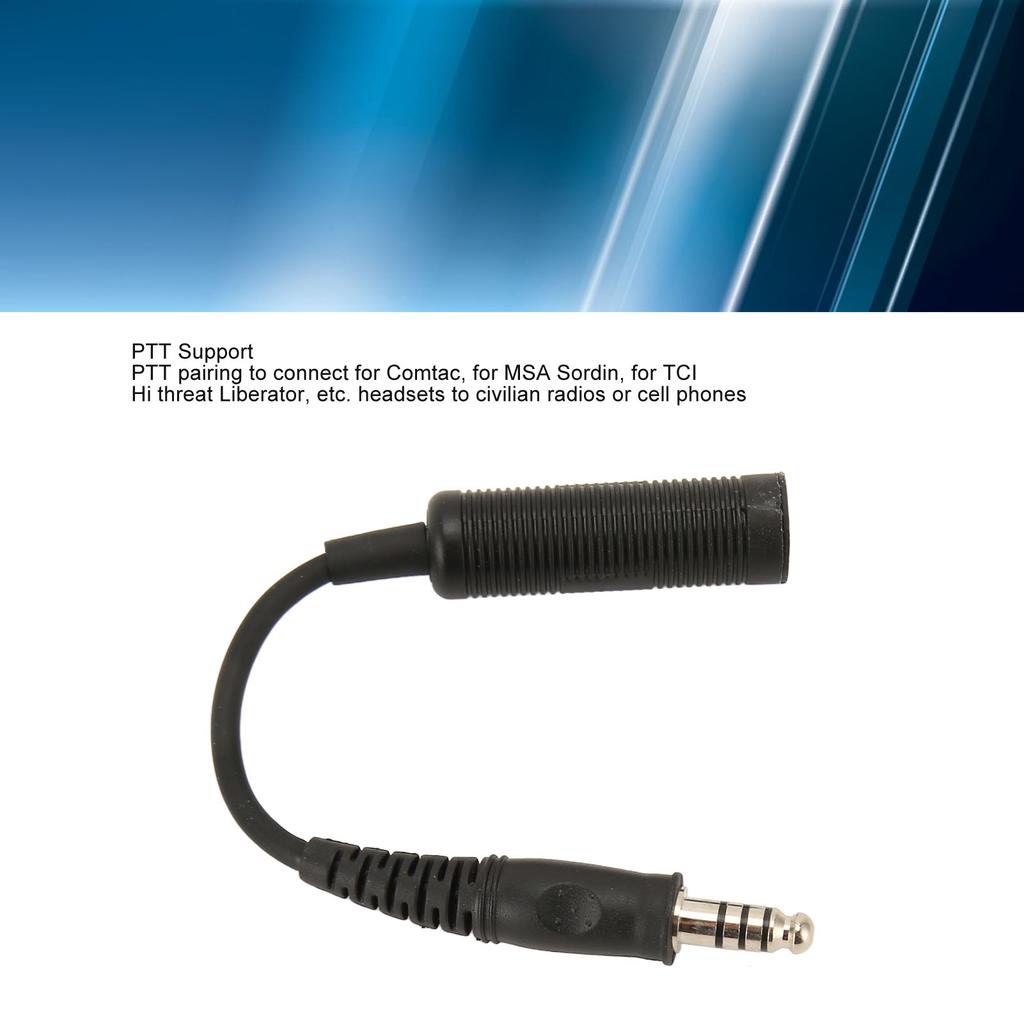 U174 Military To Civilian Wiring Adapter Military To Civilian Conventer Adapter for Comtac for for MSA Sordin for TCI Hi Threat Liberator