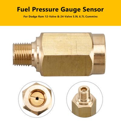 Dieselkraftstoffdruckmesser Sensor Passend für Dodge Ram 12-Ventiler 24-Ventiler 5.9L 6.7L