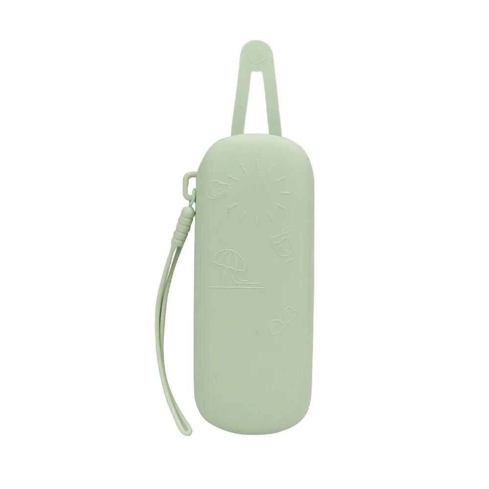 

Магнитный силиконовый чехол для солнцезащитных очков, простой однотонный мягкий держатель для очков, водонепроницаемый дорожный футляр с защитой от царапин