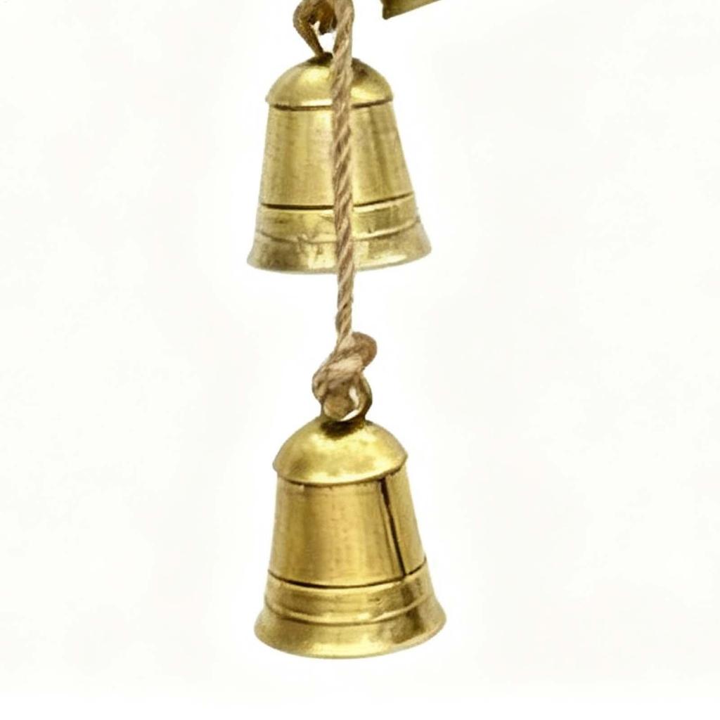 Decorative Christmas Bells Seasonal Porch Decoration Vintage Cow Bell Ornaments For Home Decorators Festival Planners Front Door