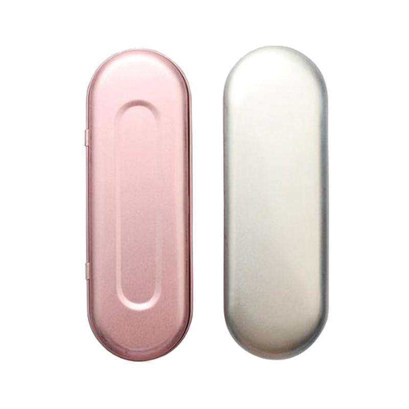 Eyelashes Tweezers Box Exquisite Tinplate Protection Storage Box Eyelash Lash Extension Beauty Pencil Case Makeup Tools