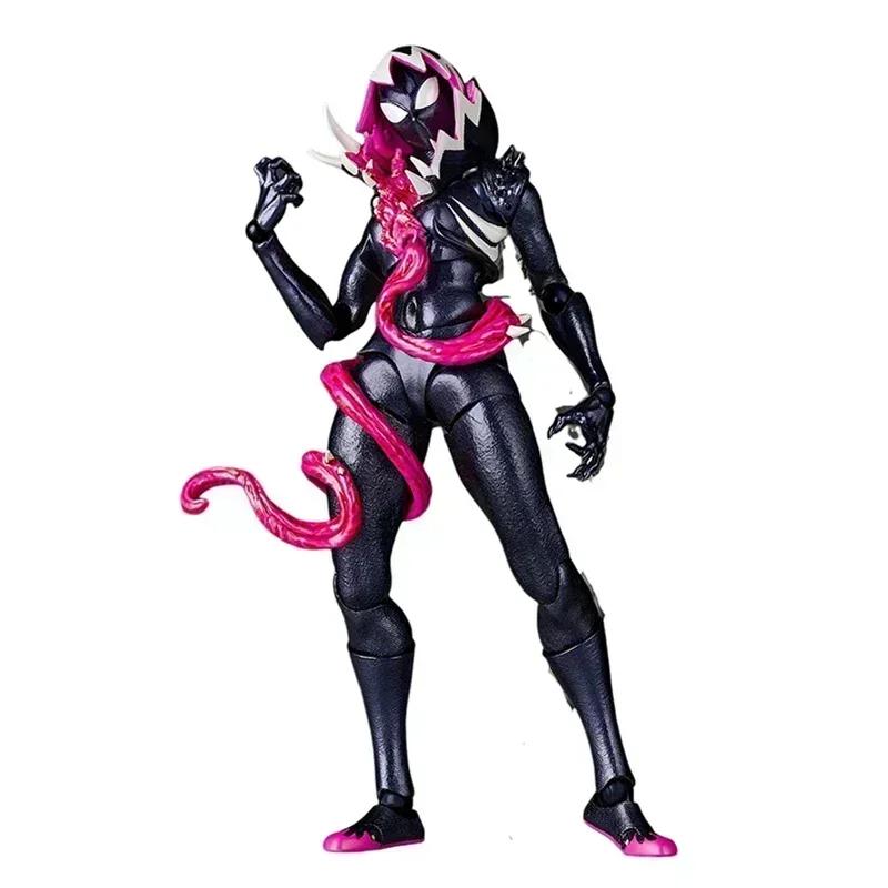 

Доступны сейчас Фигурки экшн Веном Гвен Анимационная фигурка Kaiyodo Amazing Yamaguchi Revoltech Статуэтка Ko Миниатюра Gk Коллекционер Детская игрушка Подарок KO Model