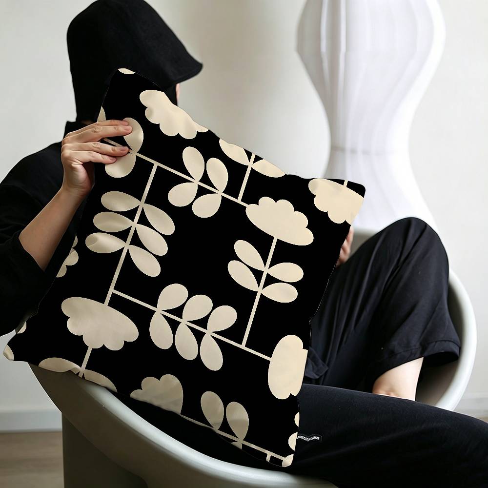 Art OOrla Kiely Flower Pillow Anime Pillow Sofa Bed Head Pillow Cover Cushion Cover x cm Fashion