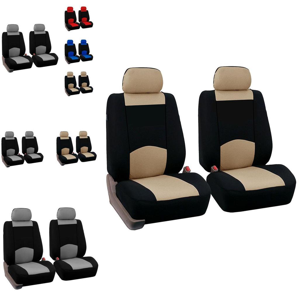 4 Stück Sitzbezüge Universal für Auto Polsterbezug Abdeckung Vorne Auto Abdeckung Sitz