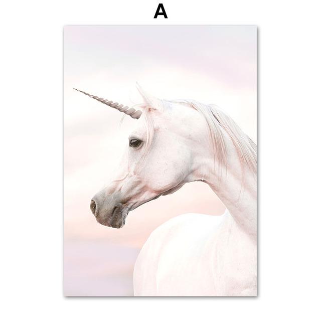 

Фиолетовая тема, настенные художественные картины на холсте, пляжный пион, принцесса, единорог, принты плакатов, внутренняя живопись, картина для декора гостиной 21*30cm