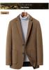 Men's Pure Wool Coat: Spring/Autumn Business Casual Suit Jacket & Versatile Loose Trousers