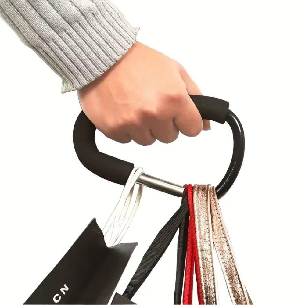 2Pcs D-Ring Baby Stroller Hook Sponge Handle Pram Lifting Button  Travel Backpack