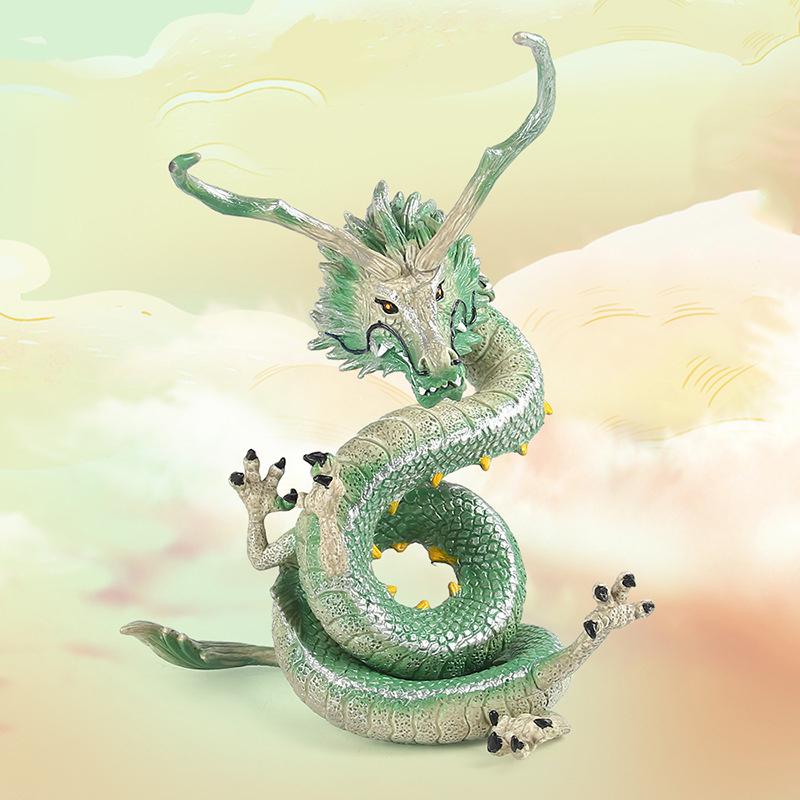 Animal Figures Decorations Model Simulation Mythology Dragon White Tiger Basaltic Suzaku Magic Real Color Solid Model Ornaments