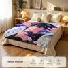 Novel O-Omniscient R-Reader Throw Flannel Blanket Skin Soft Suitable for Sofa Living Room Bed Travel and Gifts