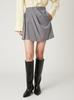 Drapierter Mini-Wickelrock FWFS255054GRY0