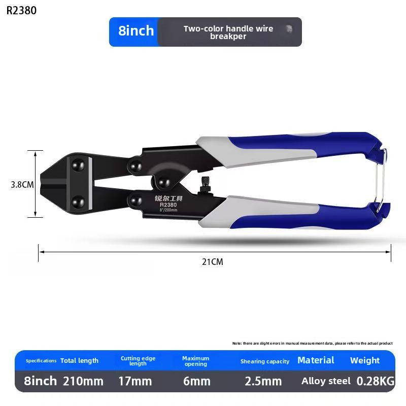 Wire Breaker Scissors Steel Bar Cutting Pliers Multi-functional Labor-saving MINI Wire Shears Vigorously Cutting Wire Pliers