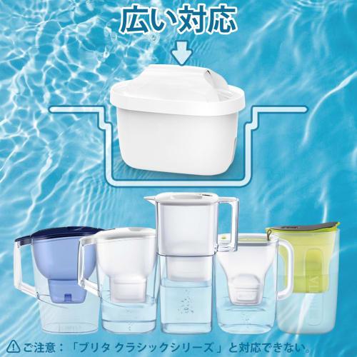 BRITA Replacement Filter Cartridges with Strontium Sr for New and Older BRITA Water Purifier Pots, Upgraded, Ion Exchange Resin, Includes Instructions