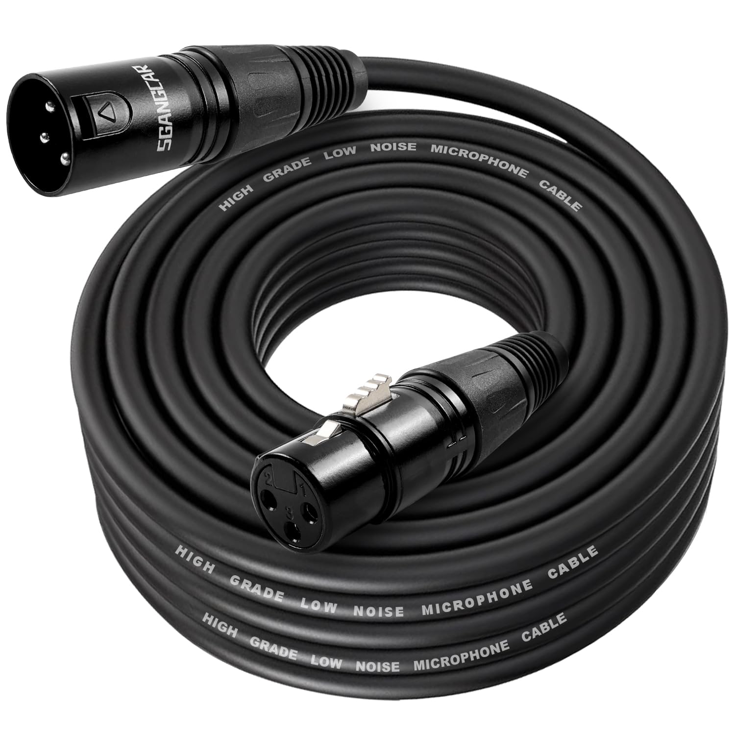 

SGANGCAR XLR Cable, 10M Microphone Cable, 3-Pin XLR Male to Female, XLR Balanced Connection, Compatible with Microphones, AV Amplifiers, Speakers,