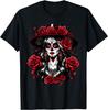 La Catrina Women Dia De Los Muertos Latina Cinco De Mayo T-Shirt