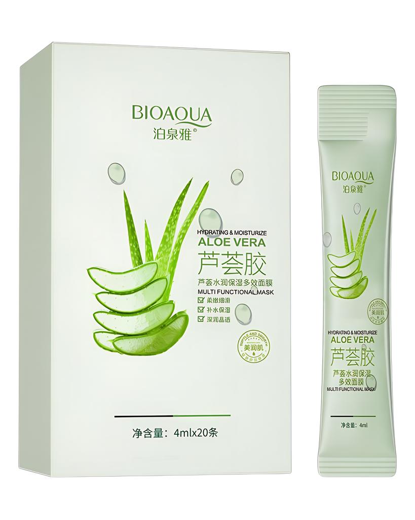 20 Stück Aloe Vera feuchtigkeitsspendende, erfrischende Multi-Effekt-Schlafmaske