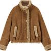 Cappotto Invernale di Peluche Vintage da Donna