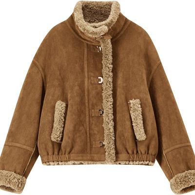 Cappotto Invernale di Peluche Vintage da Donna