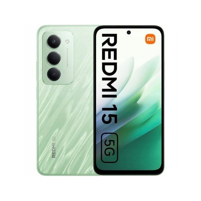 Smartphone Xiaomi Redmi 15 5G 4GB 128GB 6.9" FHD+ 144Hz 7000mAh Dual SIM NFC Verde Ondulado