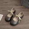 Fashion Vintage Spring Autumn Women Mary Jane Shoes Fashion Shallow Slip On Flats Ladies Concise Round Toe College Style Shoes