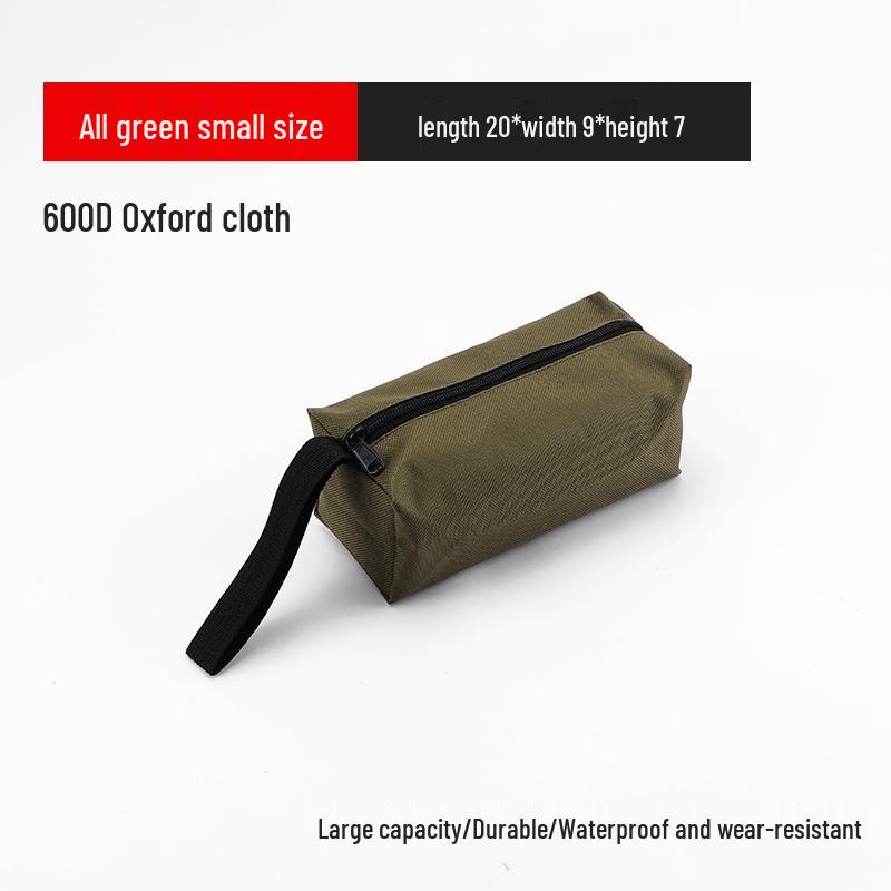 Heavy-Duty Canvas Tool Bag with Multifunctional Oxford Cloth for Electricians