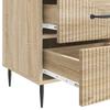 Nightstand Sonoma Oak 43 X 41 X 66.5 Cm Engineered Wood