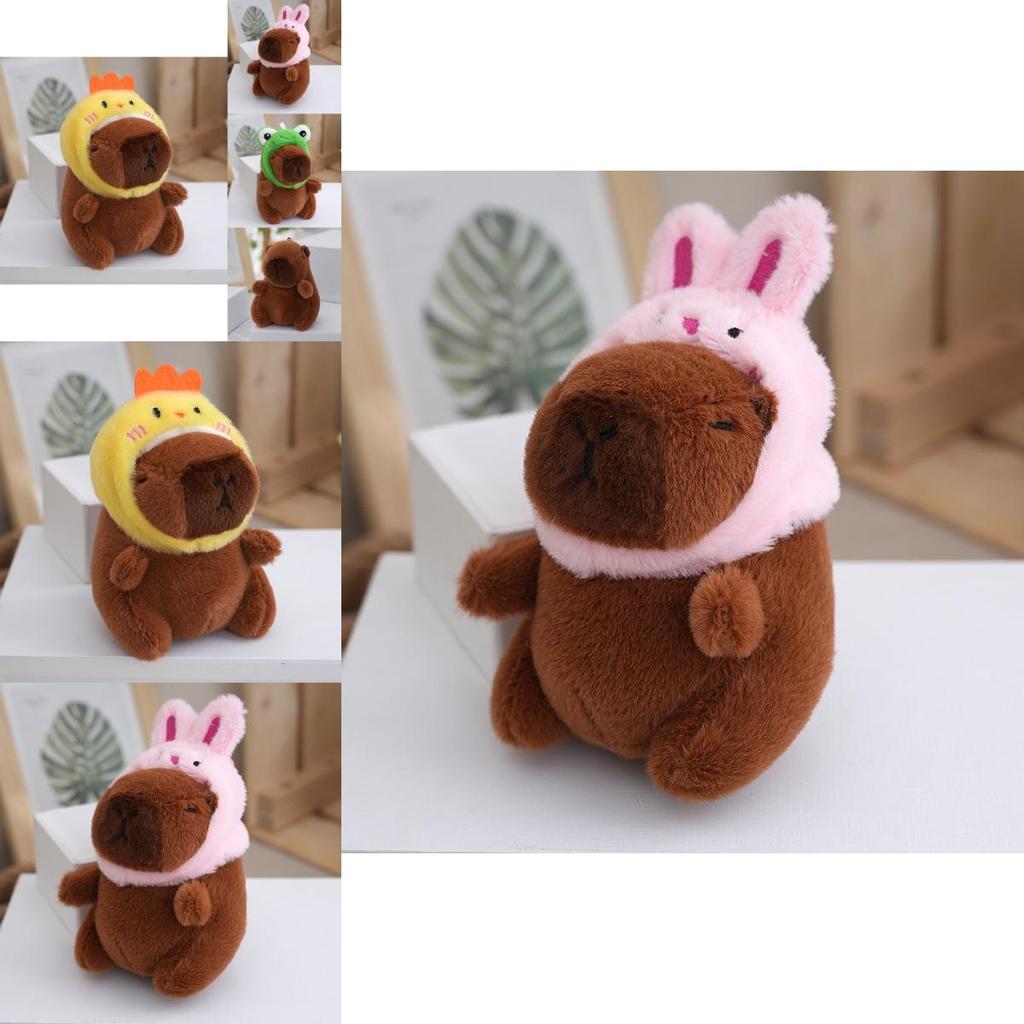 Soft And Cuddly Capybara Plush Toy Keychain Perfect For Bags With Cute Designs And Adorable Features
