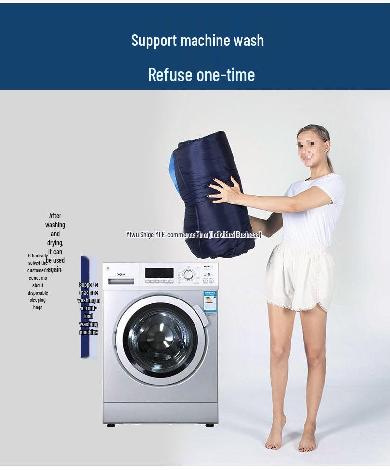 Vier-Jahreszeiten-Schlafsack für Erwachsene: Verdickt für Wärme, perfekt für Camping, Büro oder den Heimgebrauch