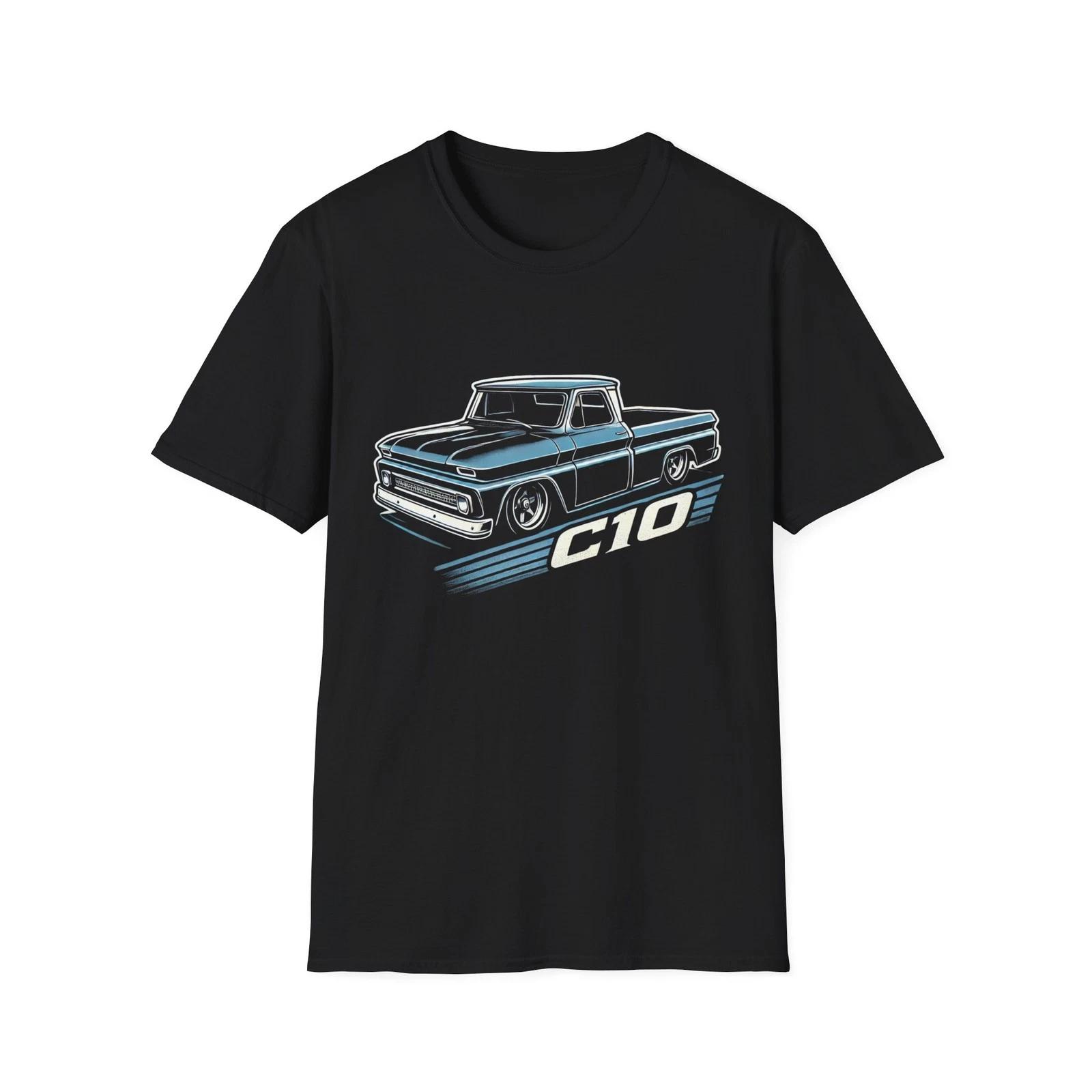 1964 Chevy C10 Pickup T-Shirt Classic Truck Graphic Tee for Vintage Chevy Fans L