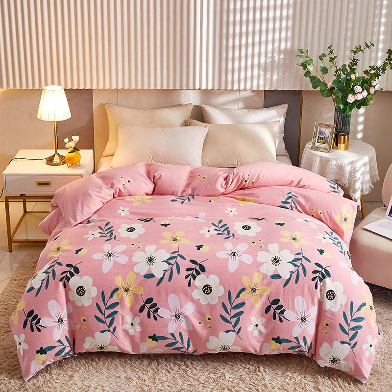 

Пододеяльник с цветочным принтом, 100% хлопок, утолщенный, приятный для кожи, удобный, мягкий, фермерский цветочный узор, постельное белье 150x200cm Single 1Pc