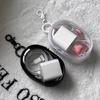 With Keychain Data Cable Storage Bag Storage Digital Storage Bag Phone Charger Bag  Earphone Cable