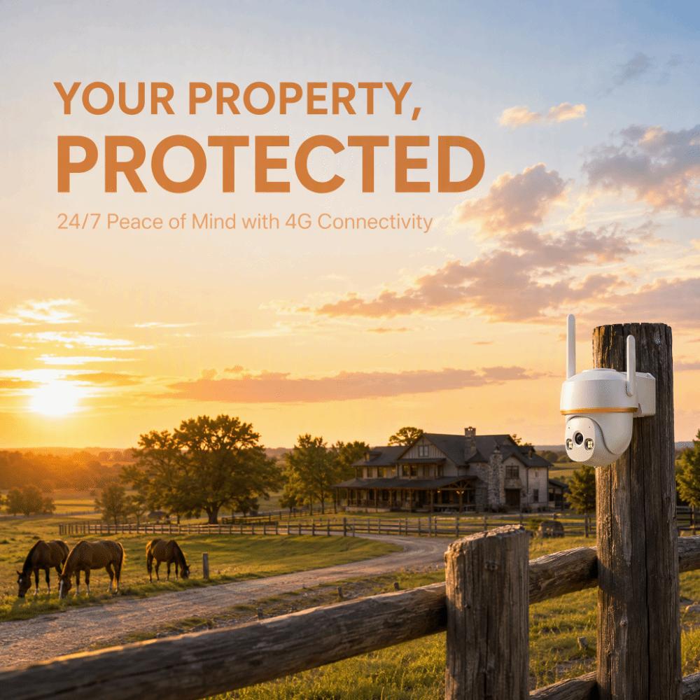 Weatherproof Outdoor Wireless Security Camera HD Quality 4G Network IP Camera Outside