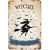 In A World Full of Princesses Be A Witch Happy Halloween Metal Tin signs Indoor & Outdoor Home Bar Coffee Wall Decor Posters