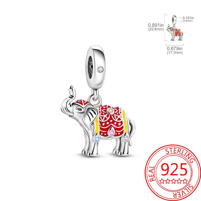 Copper Metal Charm Bead Component Bead Component Crown Lion Frog Charm Bead Component Compatible With Bracelet High Quality Fine Jewelry Authentic