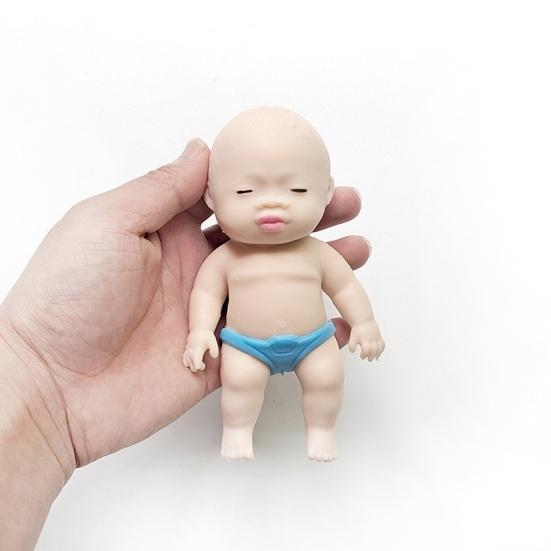 Human Baby Doll Squeeze Toy Flexible Tensile Rebound Cute Baby Doll