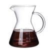 High-Heat Borosilicate Glass Coffee Pot with S-Handle and Mocha Measuring Scale