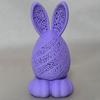 Cartoon 3D Printing Easter Rabbit Hollow Out Egg Candle Holder  Easter Decoration