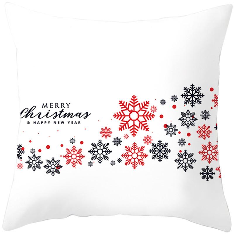 Merry Christmas holiday decoration cushion cover sofa office seat car ornaments bedroom room home  45x45cm