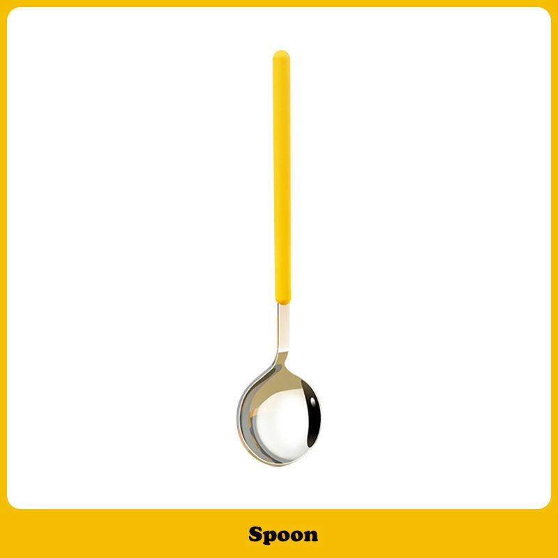 

304 Stainless Steel Chopsticks Spoon Kit Portable Folding Tableware Set Cute Banana Storage Box For Travel Office Students Gift