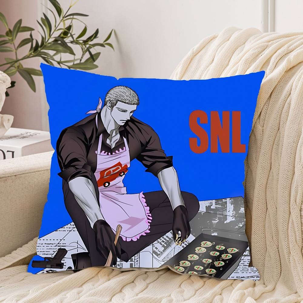 Bl S-Shutlines Pillow Case Cushion Cover Soft Cute Throw Pillow Case For Car Sofa Pillowcase Polyester With Zipper