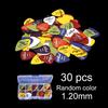 Electric Guitar Pick with Storage Box Acoustic Music Picks Plectrum 0.58/0.71/0.81/0.96/1.20/1.50mm Thickness Guitar Accessories