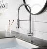 Hot Sale Commercial Single Handle SUS 304 Sink Faucet Wall Mounted Single Cold Taps Pull Down Sprayer Spring Kitchen Faucet