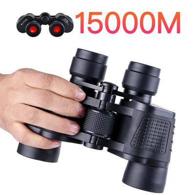 80X80 Fernglas 15000m Reichweite HD Hochleistungs-Teleskop mit optischer Glaslinse Schwachlicht Nachtsicht für Jagd Sport