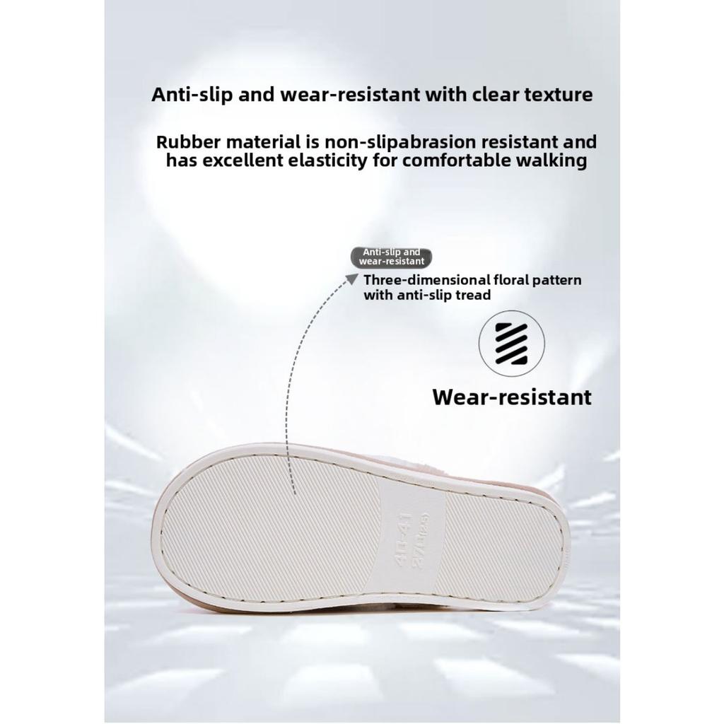 Winter Hairy Slippers, Home Anti Slip Slippers, Men's Indoor Plush Cotton Slippers, Women's Slippers