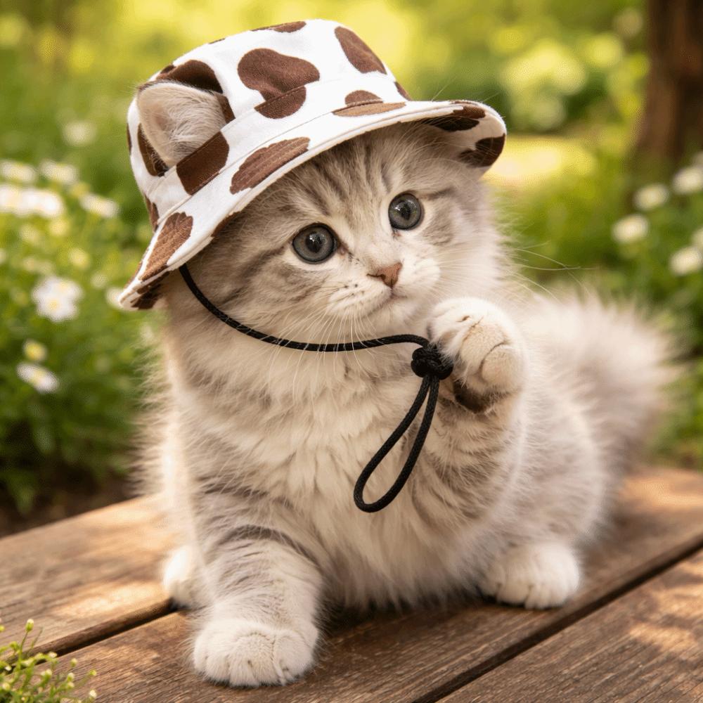 Adjustable Pet Sun Hat Breathable Pet Baseball Cap Fashion Dog Sunscreen Hat Walking