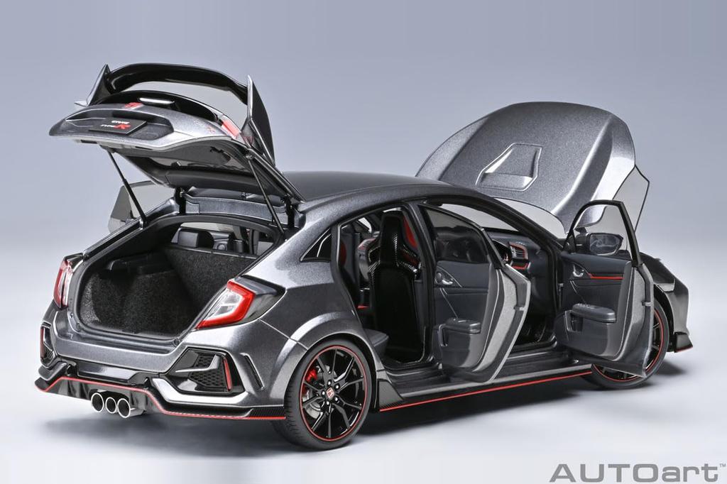 AUTOart Honda Civic Type R 2021 Polished Metal Metallic Finished Product 1/18 (FK8)